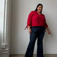 Plus Size 70s Girl Flared Jeans