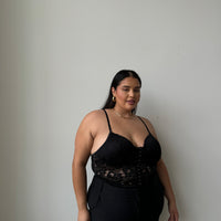 Plus Size Alexandria Lace Bralette Black