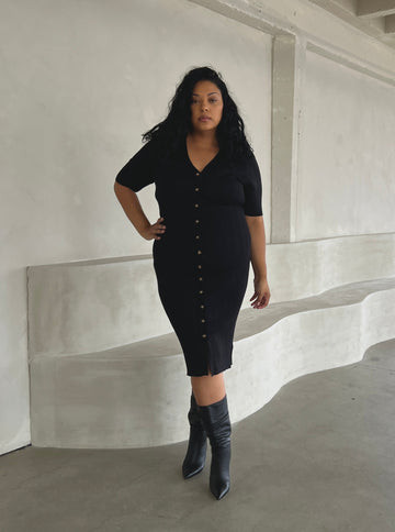 Plus Size Button Down Midi Dress Plus Size Dresses -2020AVE