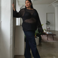 Plus Size Crochet Knit Top Plus Size Tops -2020AVE