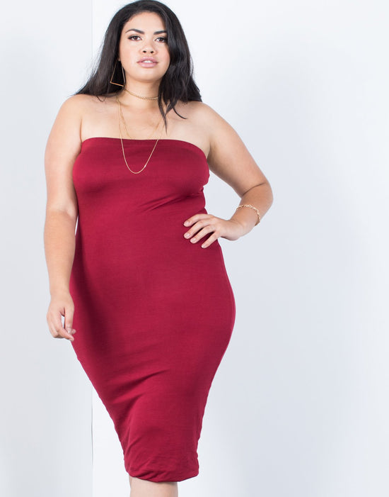 Plus Size Strapless Bodycon Dress Plus Size Club Dresses 2020ave 